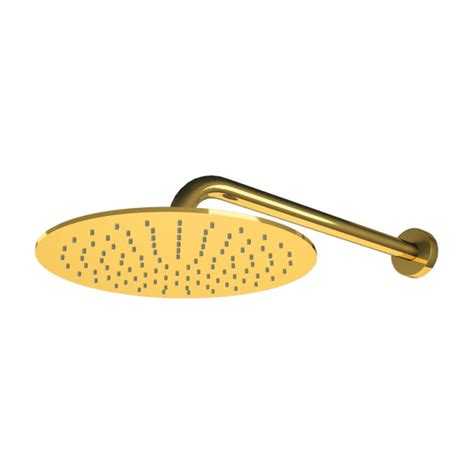 Gold Single Flow Regular Shower (Standard Size Shower) – Decure.in