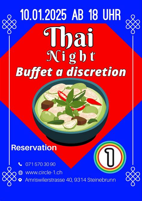 Thai Buffet Abend, Amriswilerstrasse 40, 9314 Egnach, Switzerland ...