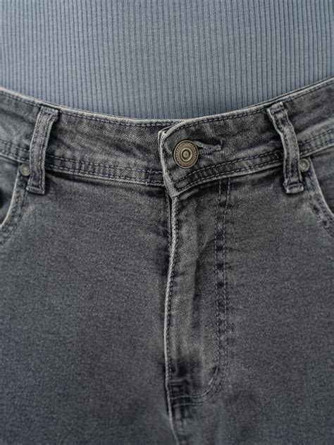 Refined Grey Relaxed Fit Jeans