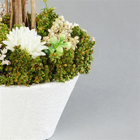 Buy Gardenia Artificial Mum Flowers in Pot from Home Centre at just INR ...