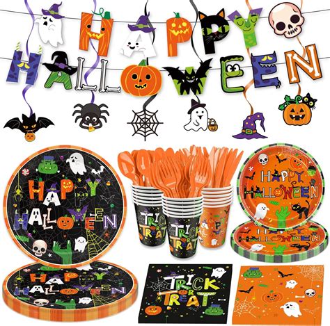 Amazon.com: Halloween Party Supplies Set, Halloween Party Supplies ...