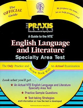 Buy Nte English Language Area Test (GUIDE TO THE ENGLISH LANGUAGE AND ...