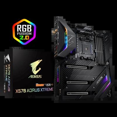 AMD X570 AORUS Motherboard with Direct 16 Phases Infineon Digital VRM ...