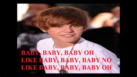 Justin Bieber Baby Lyrics - YouTube
