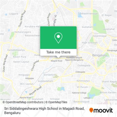 How to Get to Sri Siddalingeshwara High School in Magadi Road in Seva ...