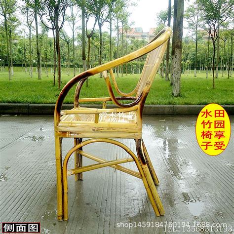 加工定制竹椅子成人靠背椅竹家具茶楼餐厅老式餐椅家用阳台庭院-阿里巴巴