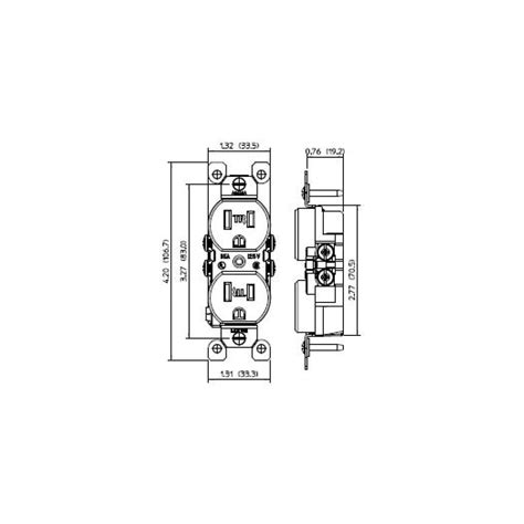 Leviton T5320-W 15A 125V Tamper Resistant, Duplex India | Ubuy