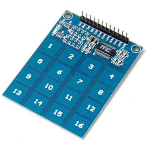 TTP229 - 16 Channel Capacitive Touch Sensor Module buy online at Best ...