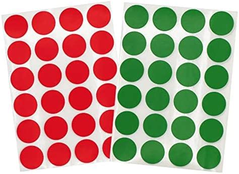 Buy ChromaLabel 0.75 Inch Permanent Color Code Dot Labels on Sheets, 5 ...