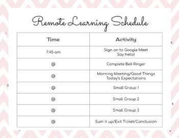 Image result for How to Set Up Remote Learning Schedule