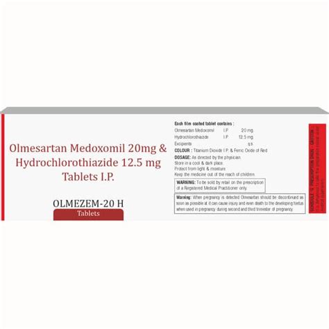 Olmezem 20mg H Strip Of 10 Tablets: Uses, Side Effects, Price & Dosage ...