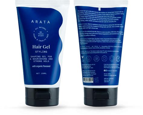 Buy ARATA NATURAL HAIR GEL FOR STUDIO STYLING SHAPING STRONG HOLD ...