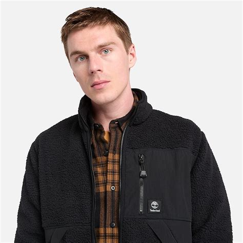 High-pile Fleece Jacket for Men in Black | Timberland UK