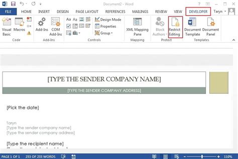 6 Simple Steps to Create a Form in Word File