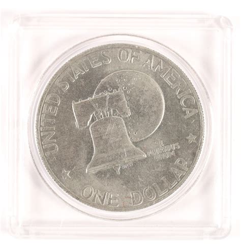 Lot - EISENHOWER 1776-1976 BICENTENNIAL SILVER DOLLAR