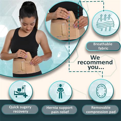Wonder Care Umbilical Hernia Support Belt - Pain Relief Brace for Belly Button Hernias - XXL ...