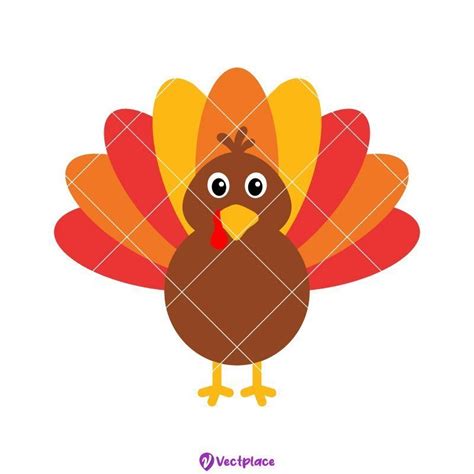 Turkey Svg, Thanksgiving Svg, Cut File, Cricut, Png, Vector - Vectplace