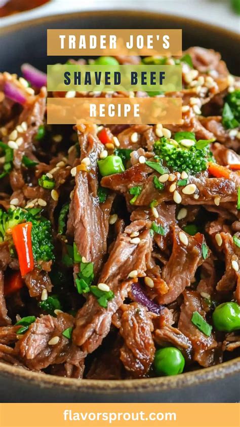 Trader Joe's Shaved Beef Recipe – Flavor Sprout