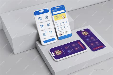Premium PSD | Clay smartphone mockup