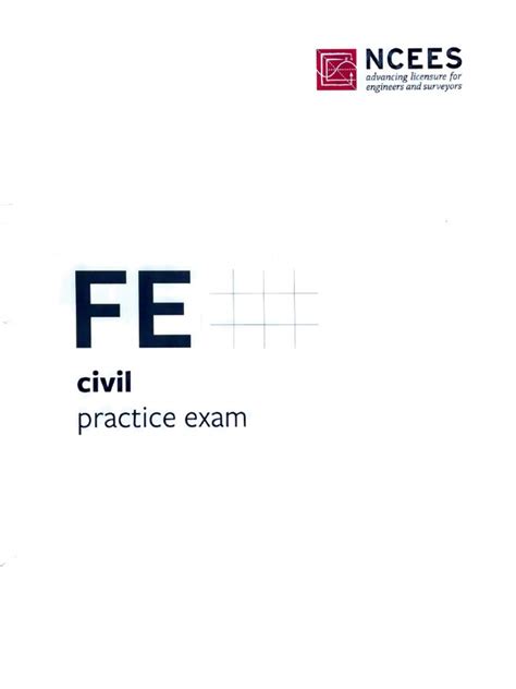 Image result for Fe Civil Exam Sample Questions