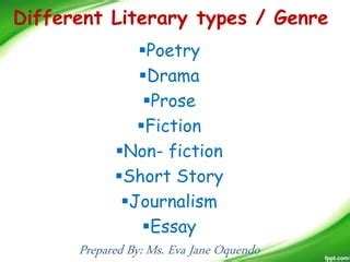 Literary Types 的图像结果