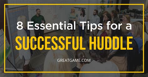 Image result for Huddle Tips