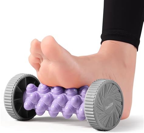 Amazon.com: ZanLLW Foot Roller for Plantar Fasciitis Relief, Manual Deep Tissue Foot Massager ...