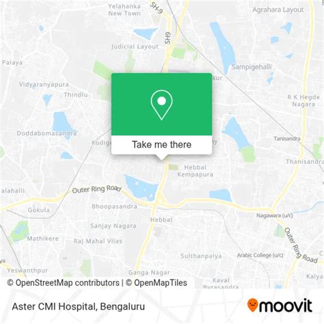 How to Get to Aster CMI Hospital in Bengaluru by Bus?