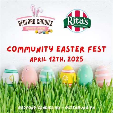 Bedford Candies and Rita’s Community Easter Fest! ?? , 8346 WILLIAM ...