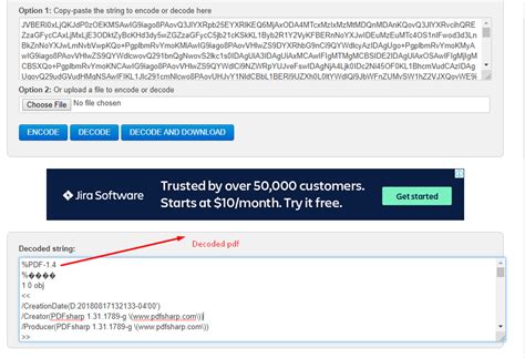 Base64 Encoded String 的图像结果