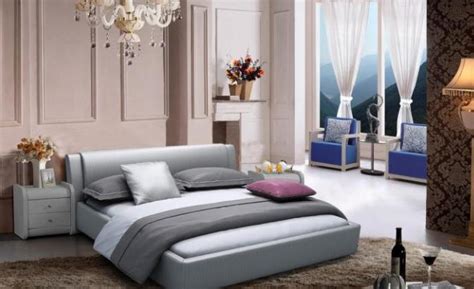 CBD家具卧室现代简约1.8米双人床主卧真皮大床cbd015 - 逛蠡口