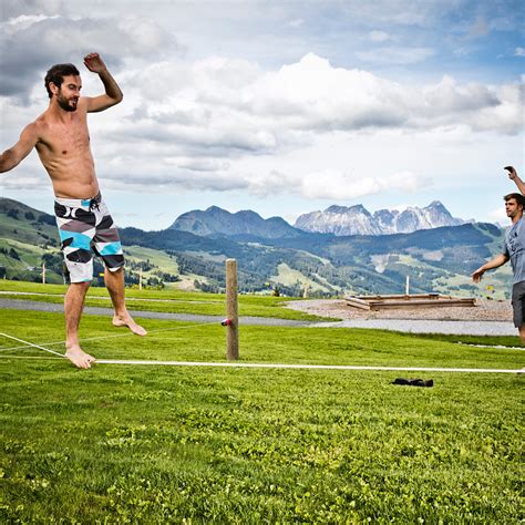 Slackline Parcours | Infrastruktur in Saalbach Hinterglemm