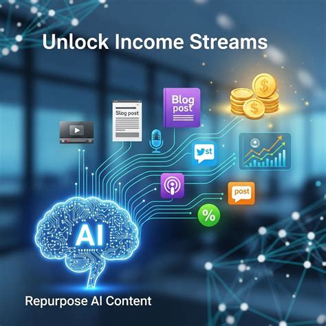 Unlock Income Streams by Repurposing AI Content