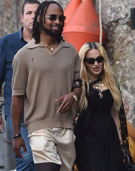 MADONNA and Akeem Morris Out with Friends in Portofino 08/13/2024 ...