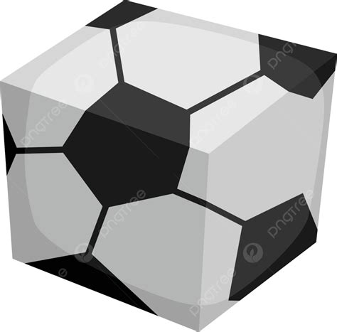 Square Soccer Ball Isometric Theme Vector Logo Vector Design ...
