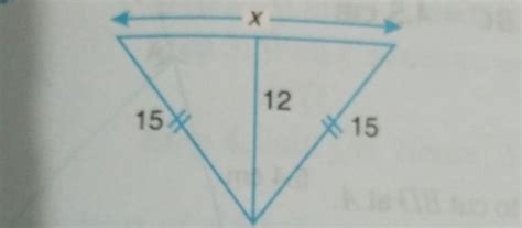 calculate the value of x - Brainly.in