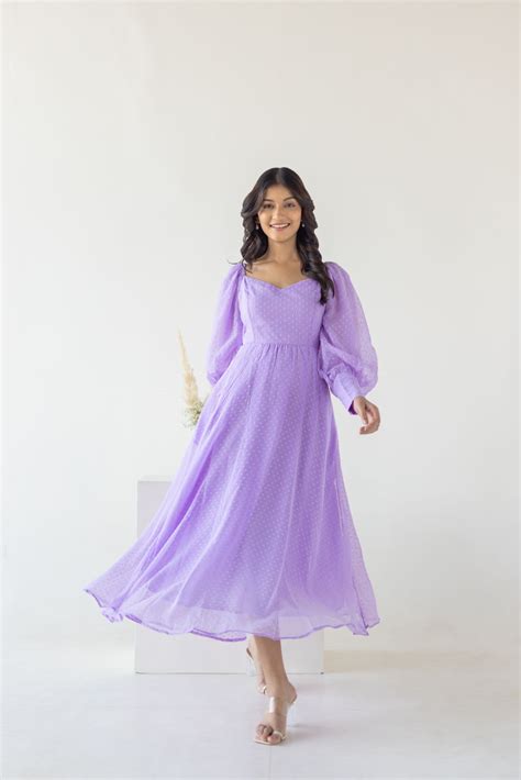Lilac Princess Maxi Dress – Dreamy & Feminine Pastel Elegance