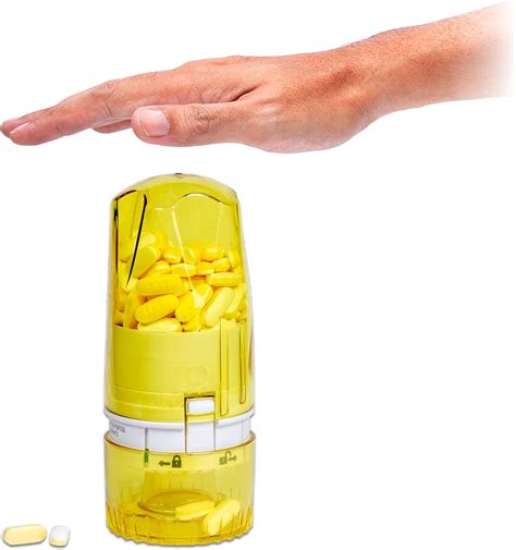 SoloPill Pill Dispenser - Medication Holder for Adults & Seniors - Lock ...