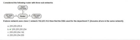 Computer Networks: Subnetting