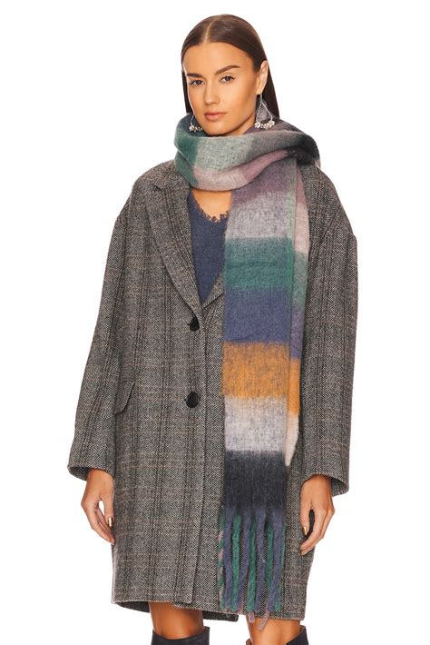 Hat Attack Studio Lofty Scarf in Navy Multi | REVOLVE