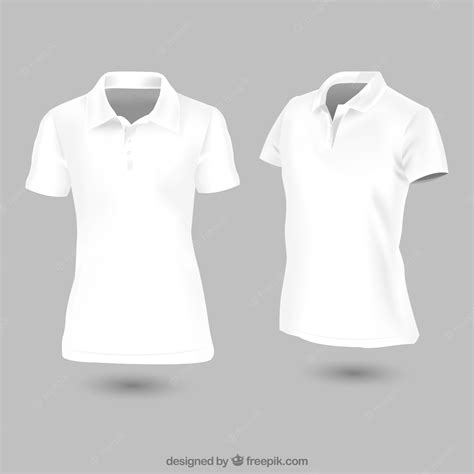 White Female Polo Shirt