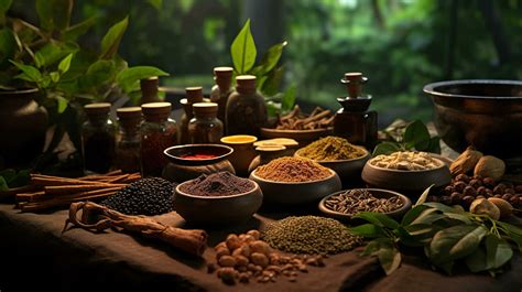 AI generated Indian Ayurveda herbal medicine 35978179 Stock Photo at ...