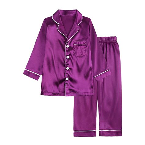 Avrntaa Kids Pajamas Boys - Soft Pajamas Sets 2 Piece Button Down Long ...
