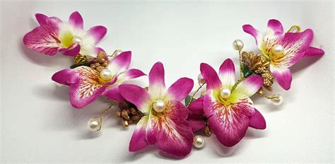 Buy Anvik Hair Accessories Fancy Party Bridal Wedding Fabric ...