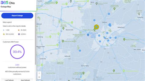 Image result for AES Ohio Map