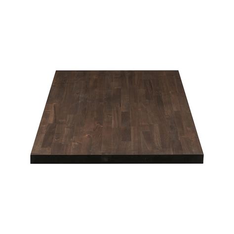 allen + roth 6-ft x 39-in x 1.5-in Espresso Stain Acacia Butcher Block ...