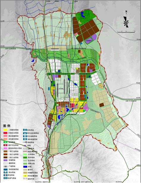 兰州市最新城市规划图,兰州新区2030年规划图,兰州市规划图高清2020_大山谷图库