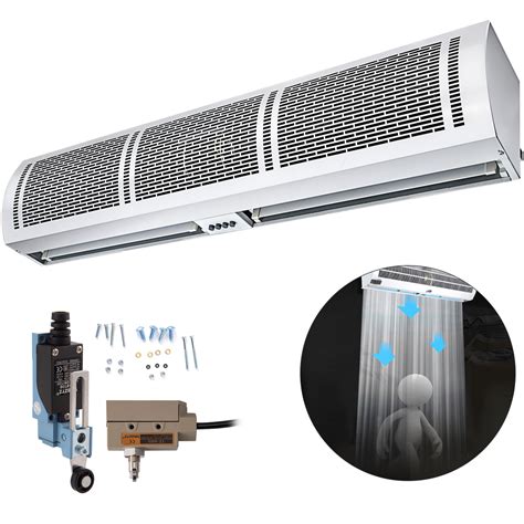 VEVOR Commercial 900/1200/1500 mm Overhead Door Electric Air Curtain 3 ...