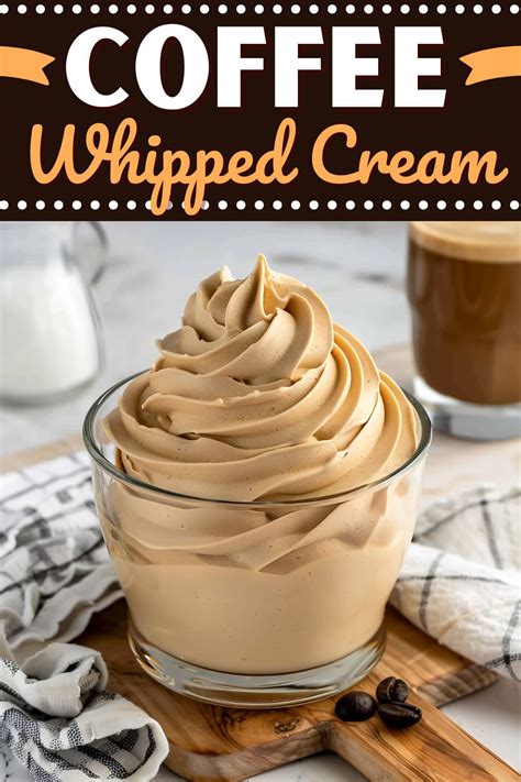 Coffee Whipped Cream - Insanely Good
