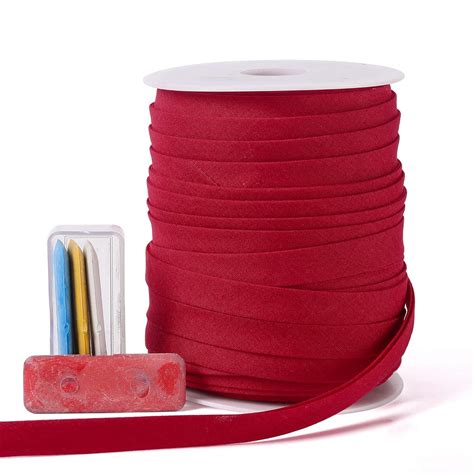 Bias Tape Double Fold 1/2 inch, Double Fold Bias Binding Tape 55 Yards ...